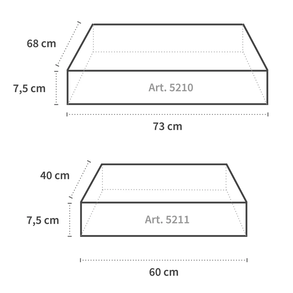 HygoStar 521060, PP Covers with Seam, 730 x 680 mm, Blue, image 5