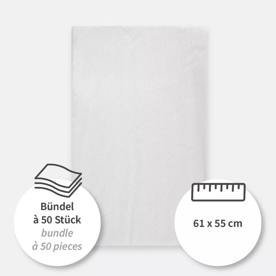 HygoClean 3180, Viscose Pleated Cleaning Cloths, White, image 4, gallery thumbnail