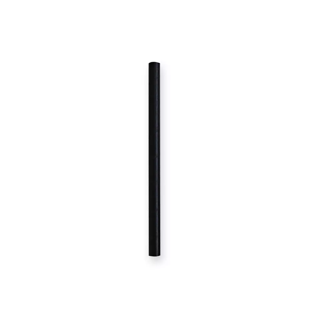 NATUREStar 421300, Cocktail Organic Paper Straws, FSC®-mix, ø 8 mm, 130 mm, Black