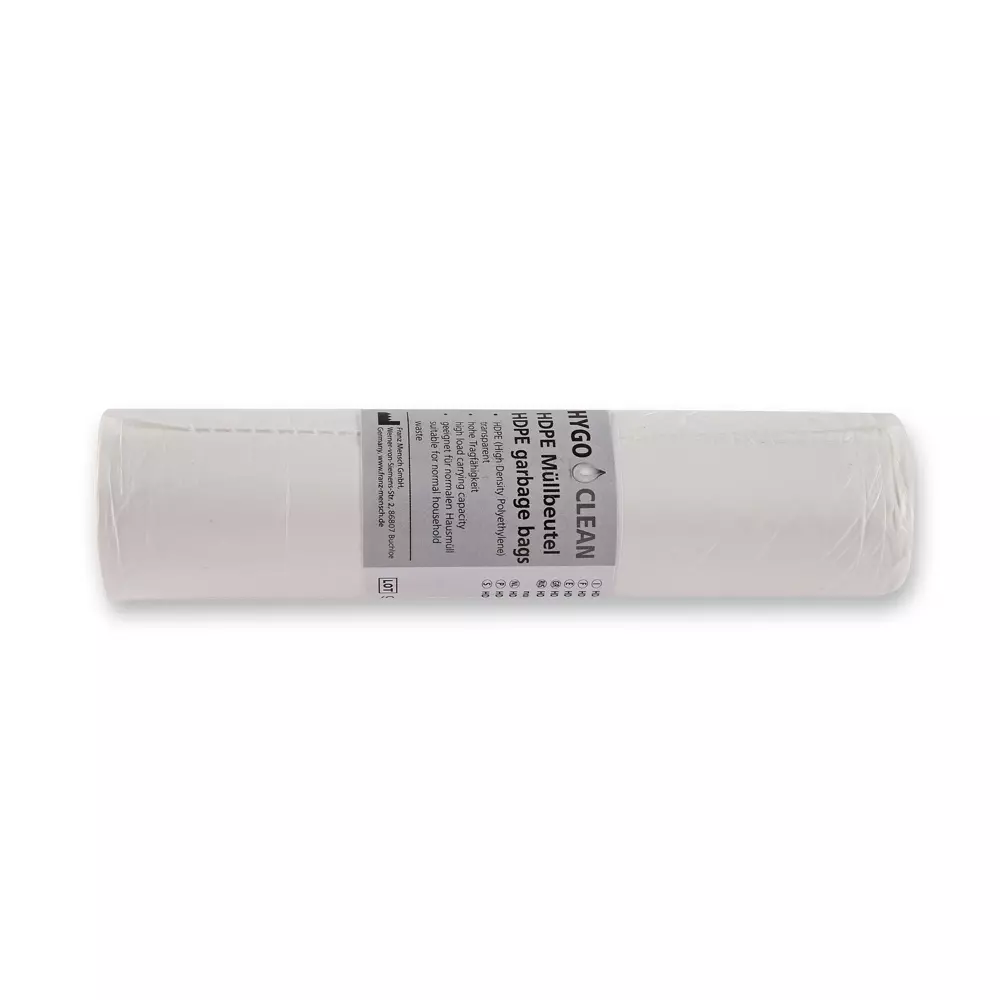 HygoClean 32995, Light HDPE Garbage Bags, 60 l, Transparent, Roll, image 2