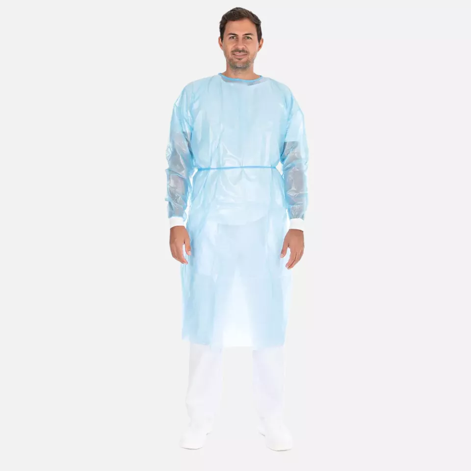 HygoStar 277464, Protect PP/PE Protective Gowns, Partly Laminated, image 1, gallery thumbnail