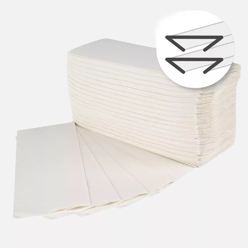 HygoClean 30405, 2-ply C-fold Paper Hand Towels, Bright White, image 4