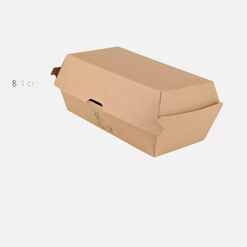 NATUREStar 417418, Club Organic Sandwich Boxes, 177 x 91 x 85 mm, Kraft Paper/PE, FSC®-Mix, image 5, gallery thumbnail
