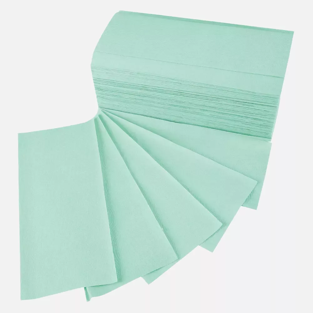 HygoClean 30462, Papierhandtücher, V/ZZ-Falz, 2-lagig, Grün (Zellstoff), image 1