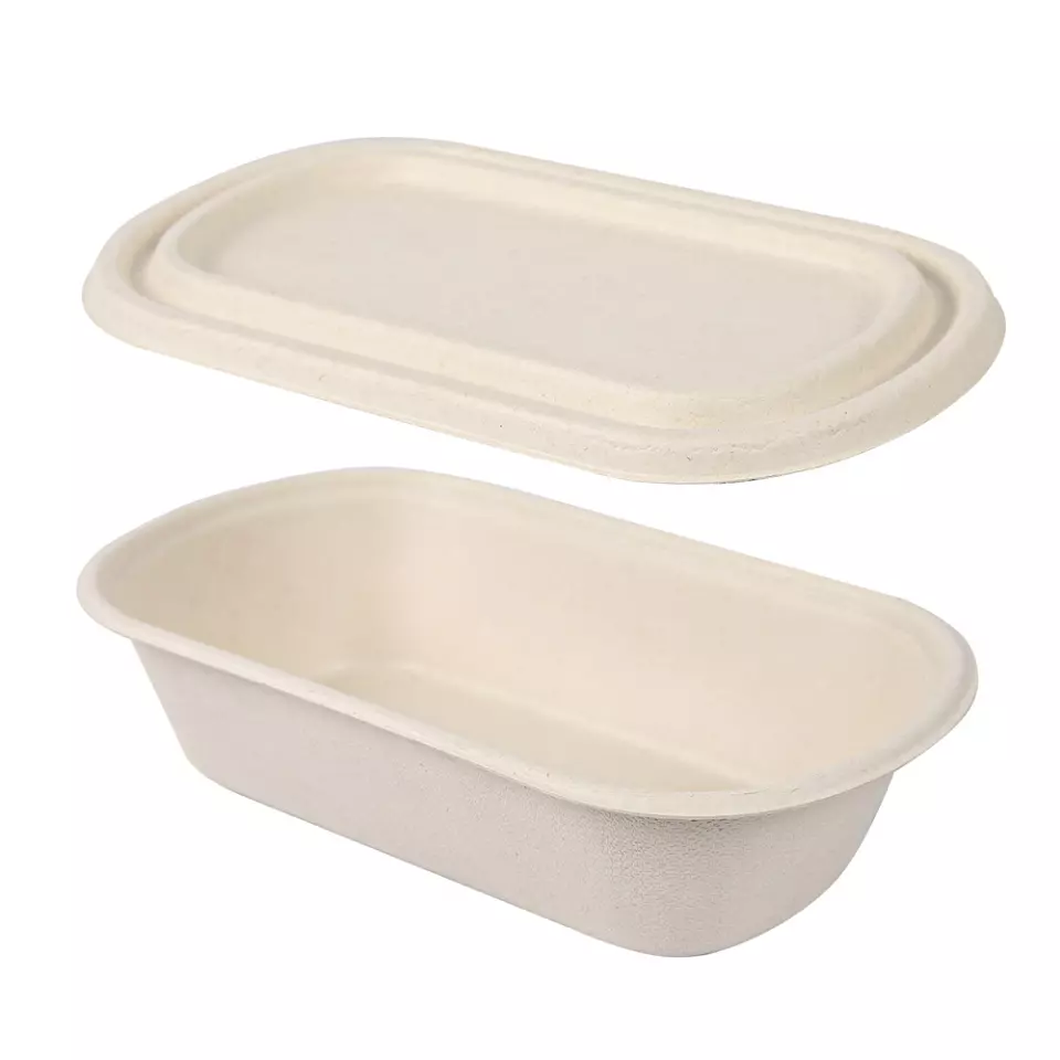 NATUREStar 411515, Organic Bagasse Snack Trays, 236 x 135 x 55 mm, 800 ml, Oval, image 6, gallery thumbnail