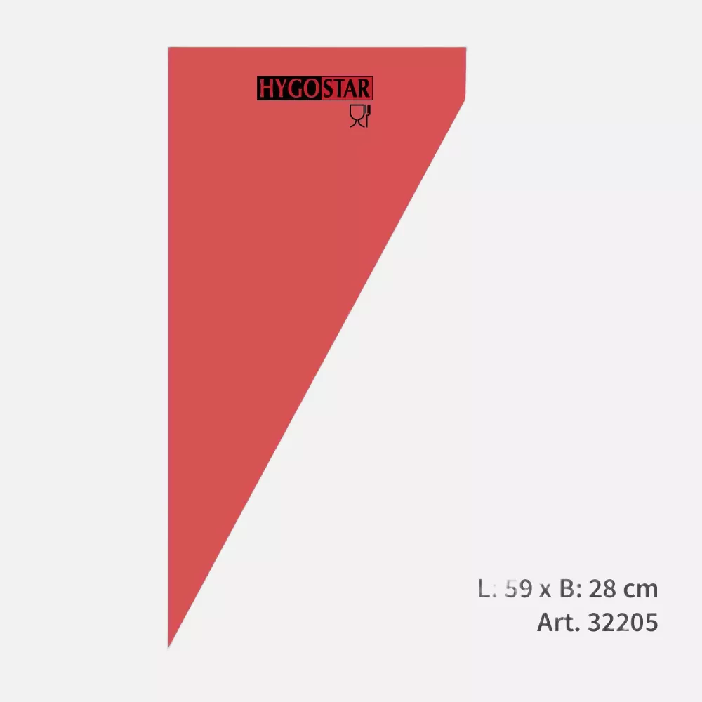 HygoStar 32005, Hot LDPE Pastry Tubes, 59 x 28 cm, Red, image 3