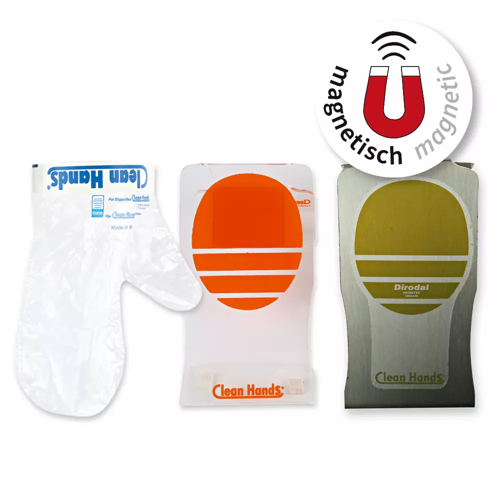 Franz Mensch 89021, Clean Hands® Counter Kit Single, Stainless Steel