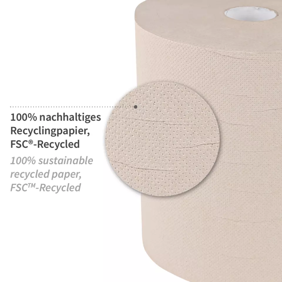 NATUREStar 304126, 3-ply Recycled Paper Towel Rolls, Outside Unwinding, FSC®-Recycled, image 2, gallery thumbnail