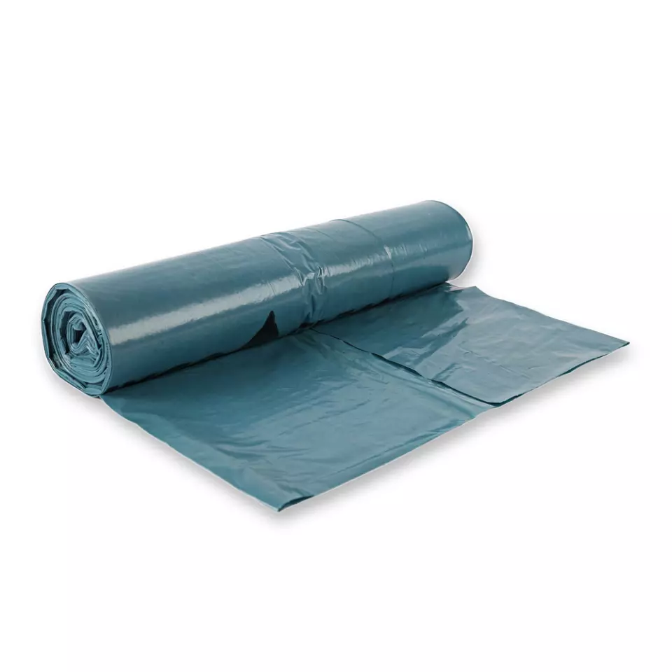 HygoClean 32306, Eco LDPE Waste Bags, 120 l, Blue, Roll, image 2, gallery thumbnail