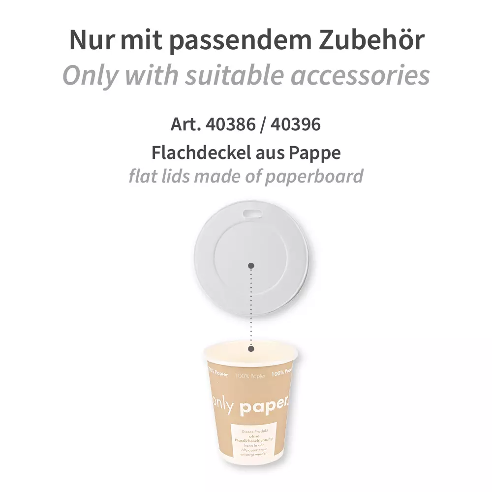 NATUREStar 403083, Bio-Papier Kaffeebecher, 200 ml / 8 oz, ø 80 mm, image 4