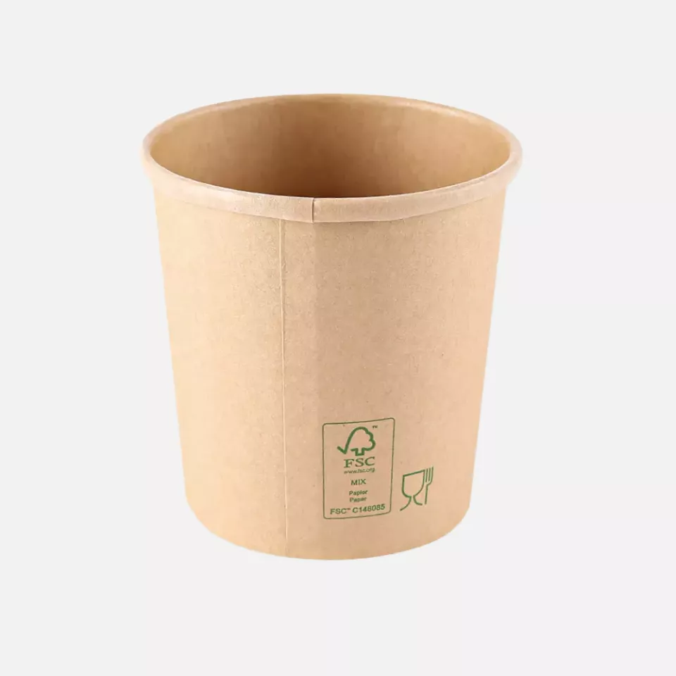 NATUREStar 417250, Minestrone Kraft Paper/PE Soup Cups, FSC®-mix, 500 ml, ø 97/96 mm, image 5, gallery thumbnail