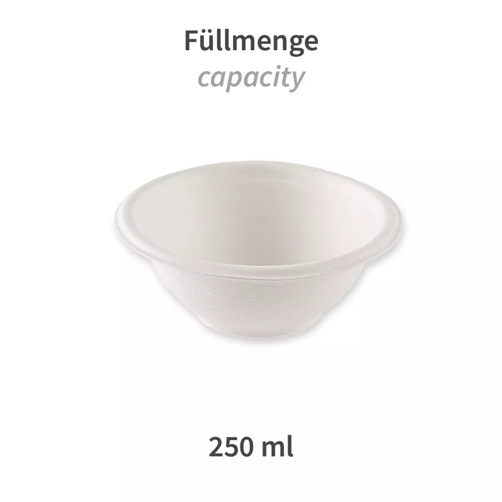 NATUREStar 41110, Bio Runde Tiefe Bagasse-Schalen, 250 ml, Ø 115 mm, image 2