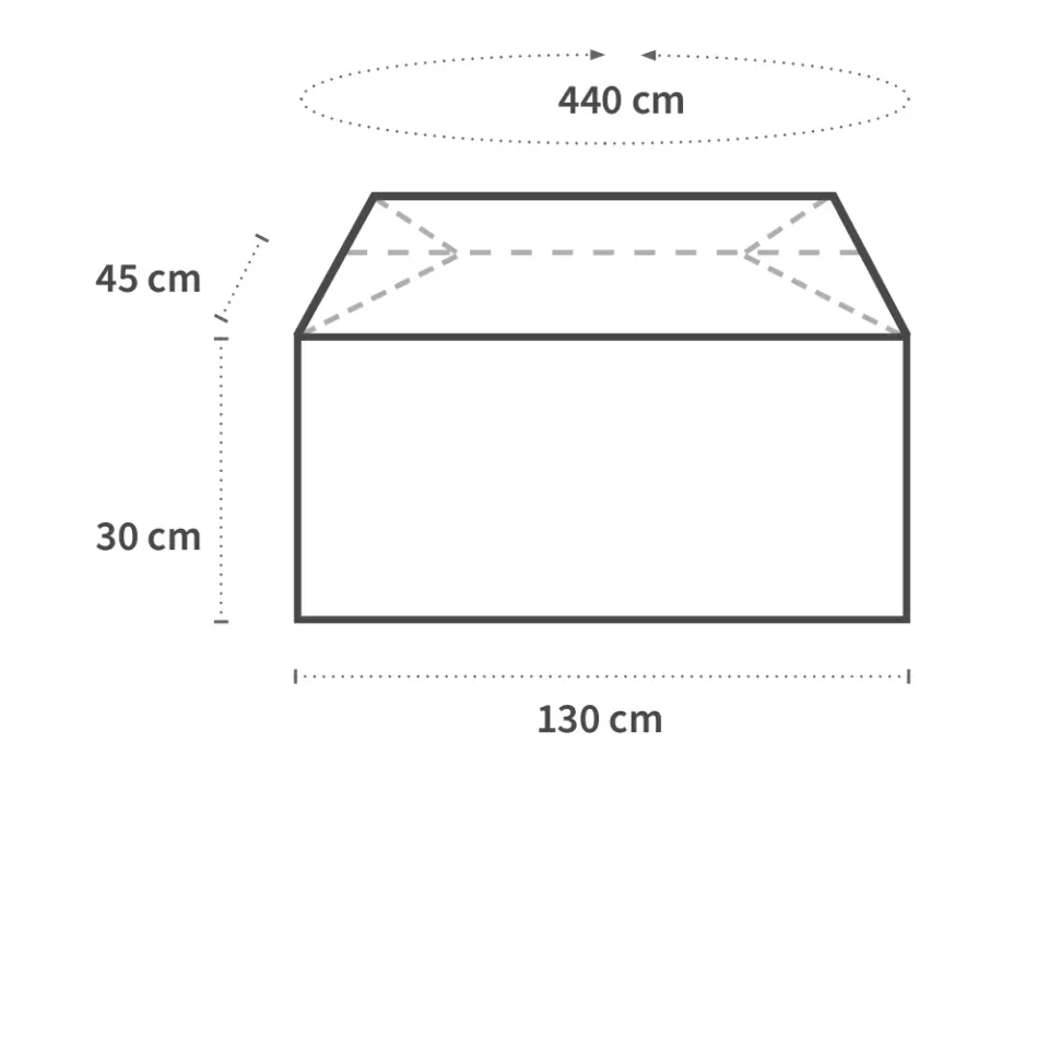 Hygostar 52016, LDPE Palettenhauben, 750 x 1300 mm, Blau, 50my, image 3, gallery thumbnail