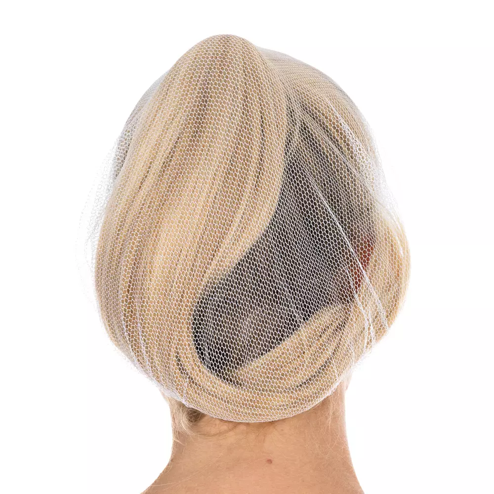 HygoStar 12472, Honeycomb Nylon Peaked Bouffant Caps, ø 50 cm, White, image 4