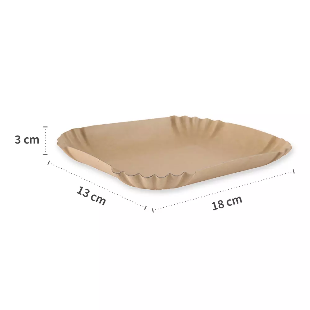 Franz Mensch 415185, Organic Paper Trays, 130 x 180 x 30 mm, FSC®-mix, image 3