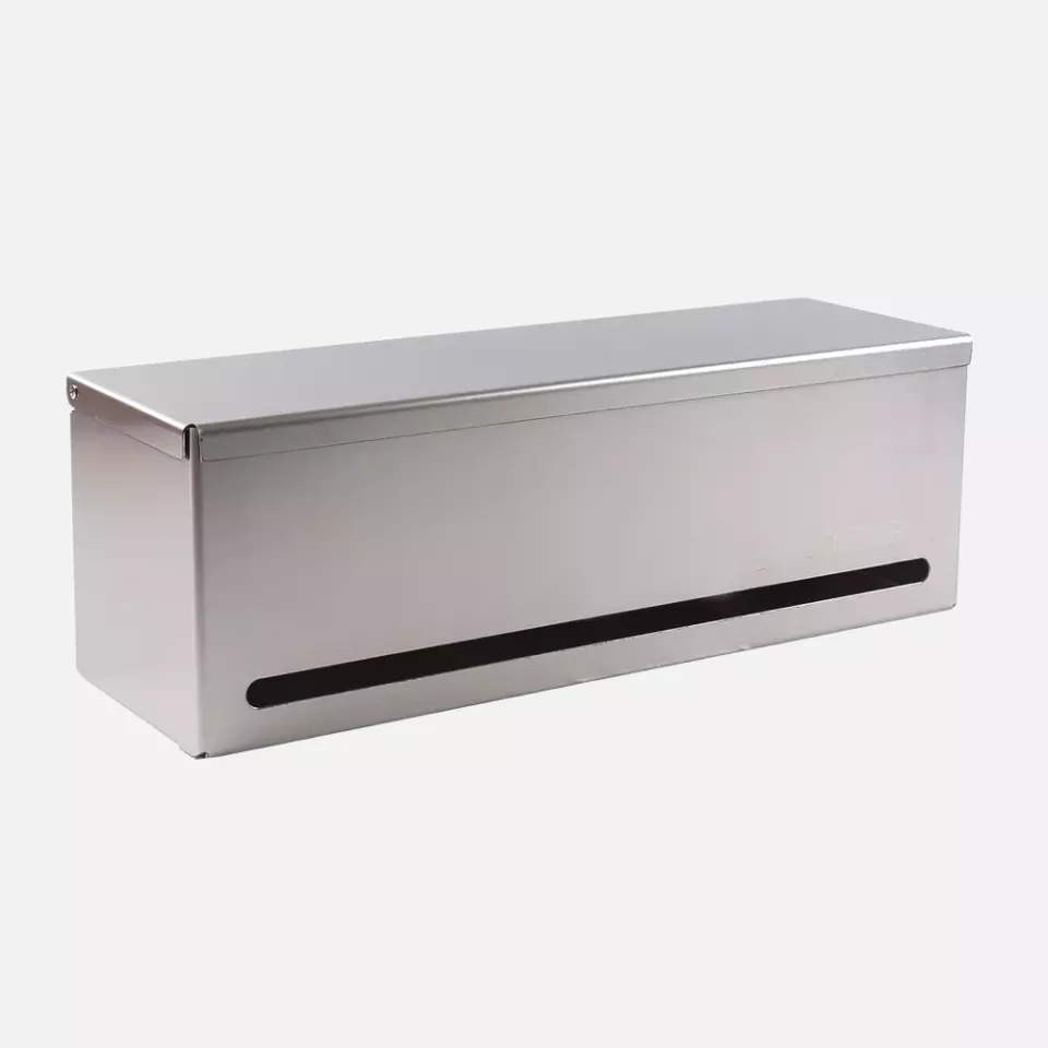 HygoStar 88944, Stainless Steel Dispenser for Aprons and Garbage Bags, image 1, gallery thumbnail