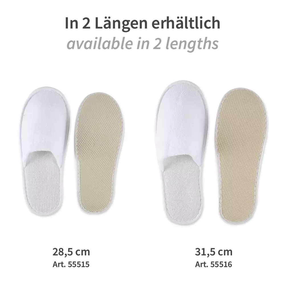 Hygonorm 55515, Classic Polyester Slippers, White, Closed, image 6