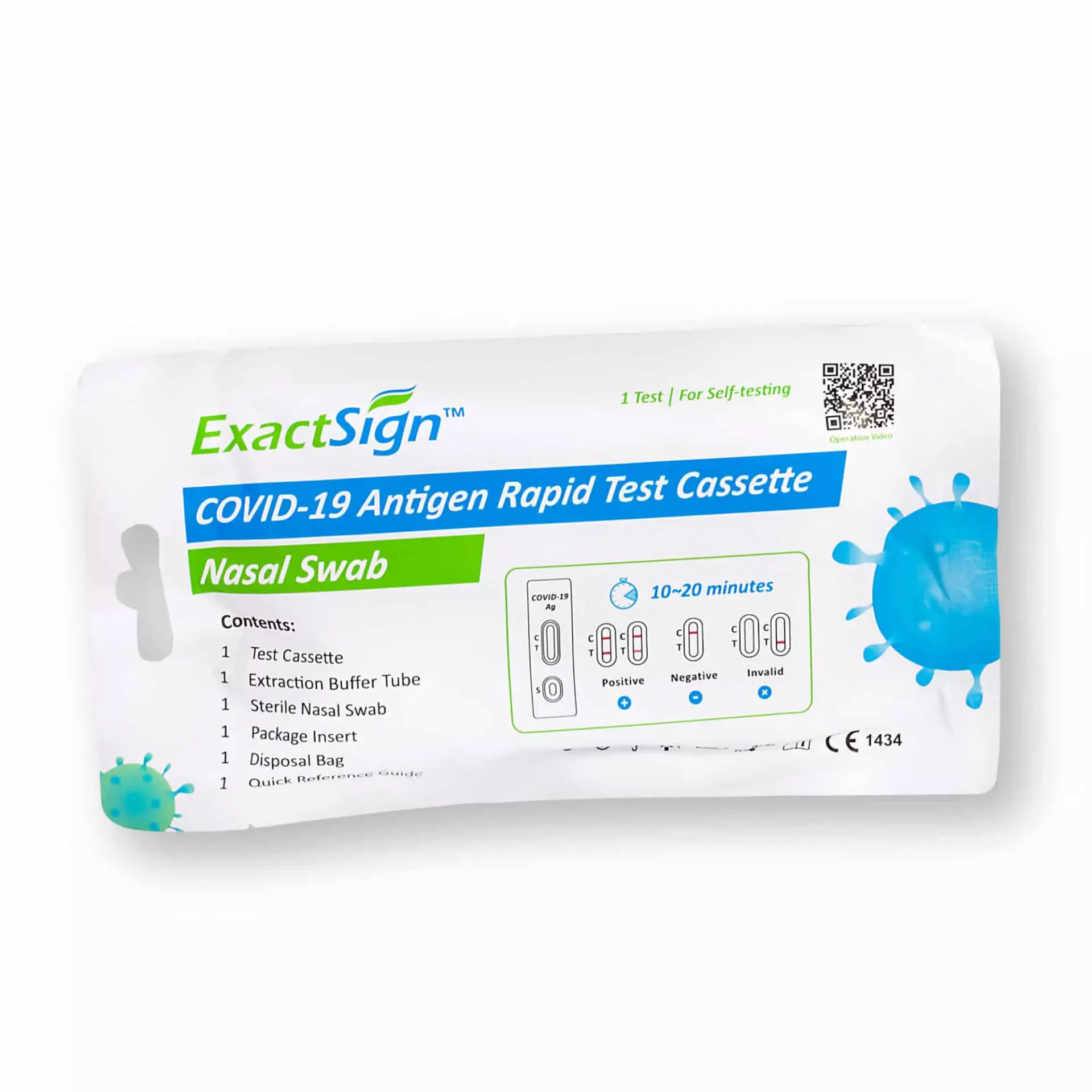 Franz Mensch 315042, RightSign Covid-19 Antigen Rapid Test Cassette, Anterior Nasal, image 1