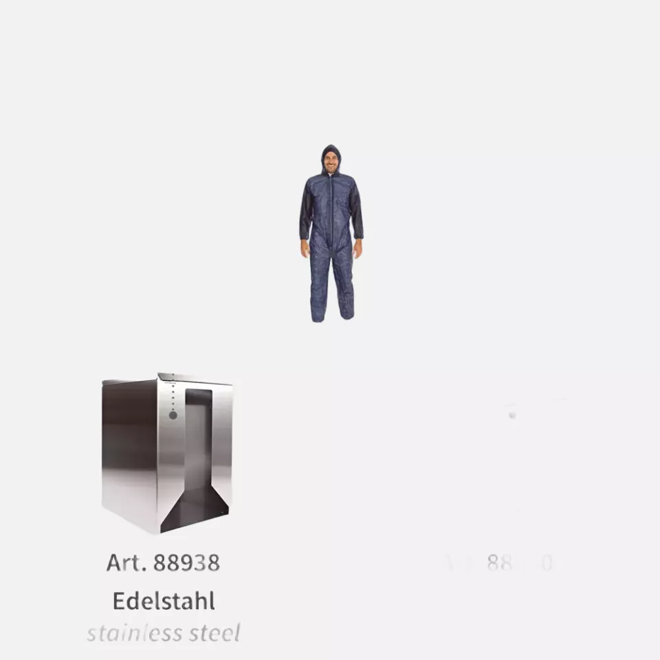 HygoNorm 27606, Light PP Coveralls with Hood, image 7, gallery thumbnail