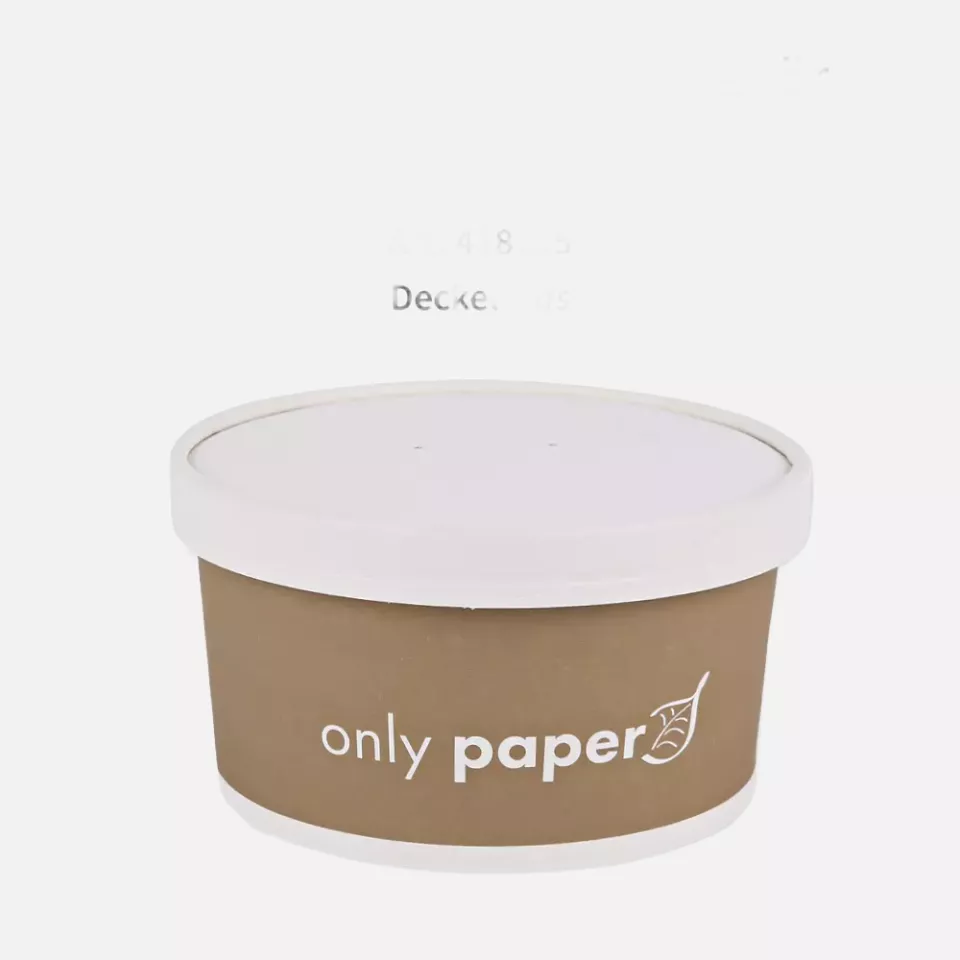 NATUREStar 418100, Organic Paperboard Salad Bowls, 1000 ml, ø 150 mm, image 4, gallery thumbnail