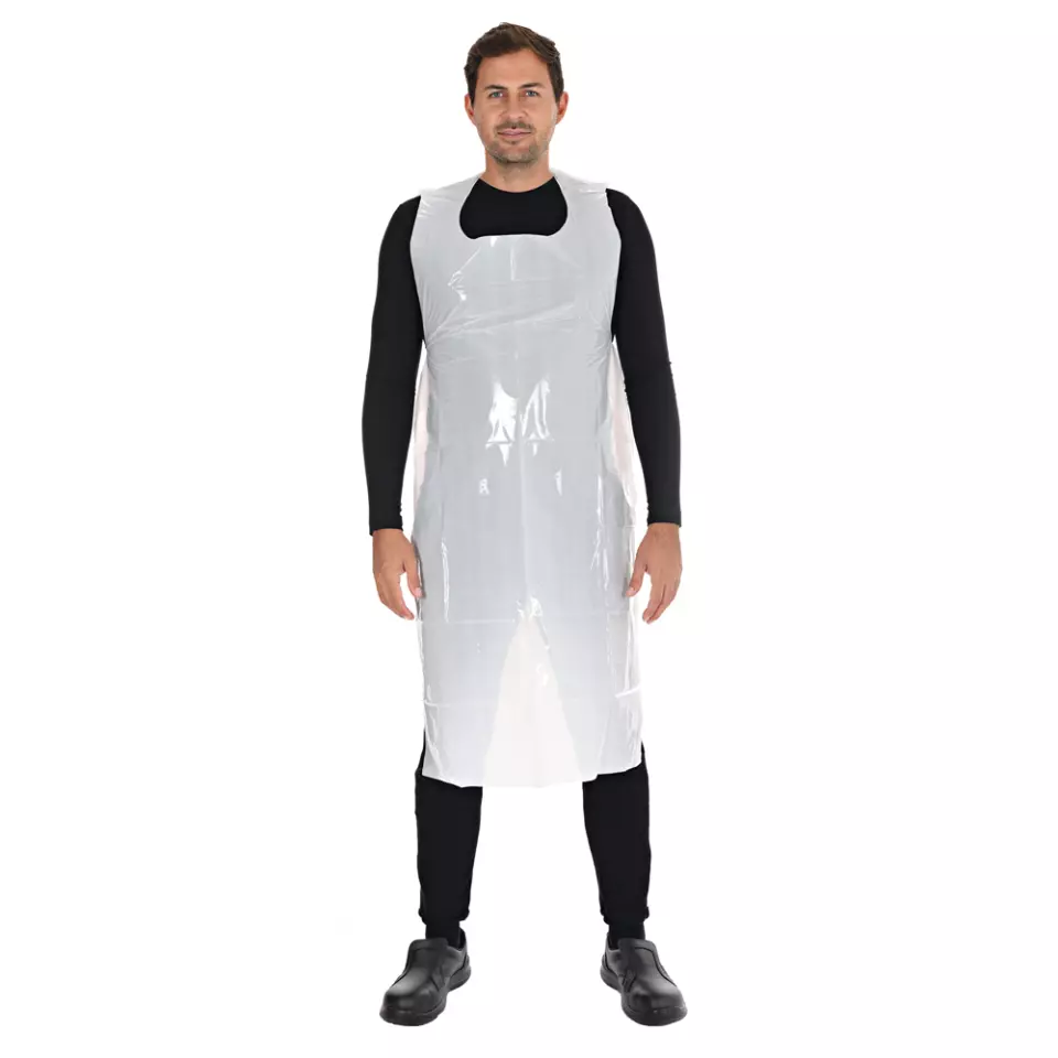 HygoStar 23206, Disposable LDPE Aprons, 35 my, image 1, gallery thumbnail