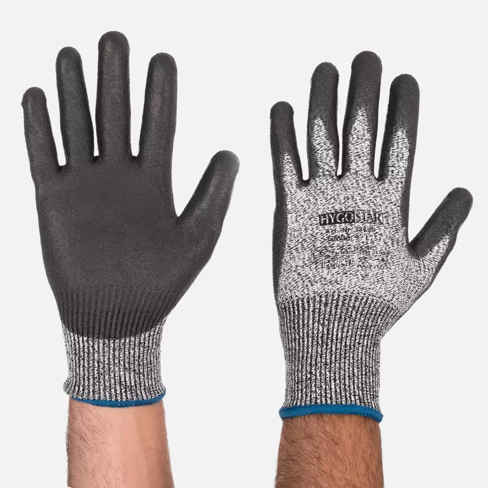HygoStar 33609, Safe Cut Protection Gloves, PU Coating, image 2