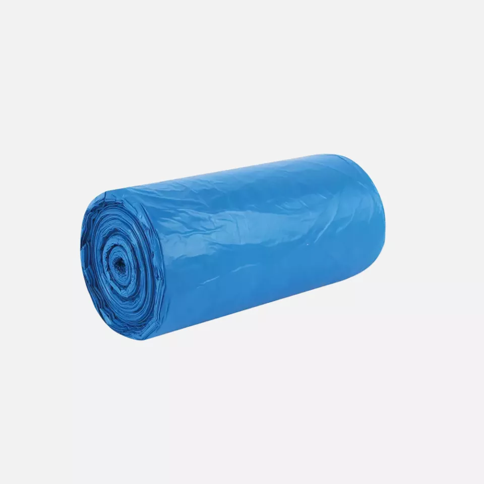 HygoClean 32576, Premium HDPE Waste Bags, 120 l, Blue, Roll, image 1, gallery thumbnail