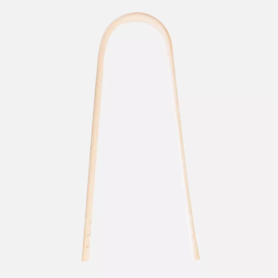 NATUREStar 38975, Organic Bamboo Fingerfood Tongs, 100 mm, Natural, image 1, gallery thumbnail