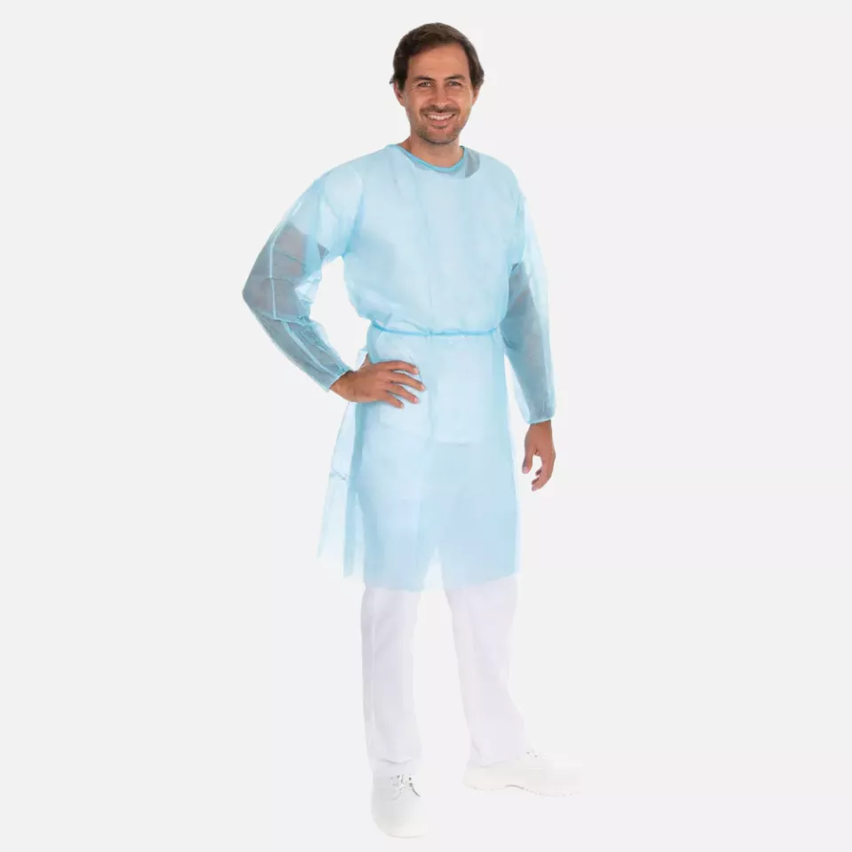 HygoNorm 277509, Eco PP Gowns with Elastic Wrist Bands, image 2, gallery thumbnail