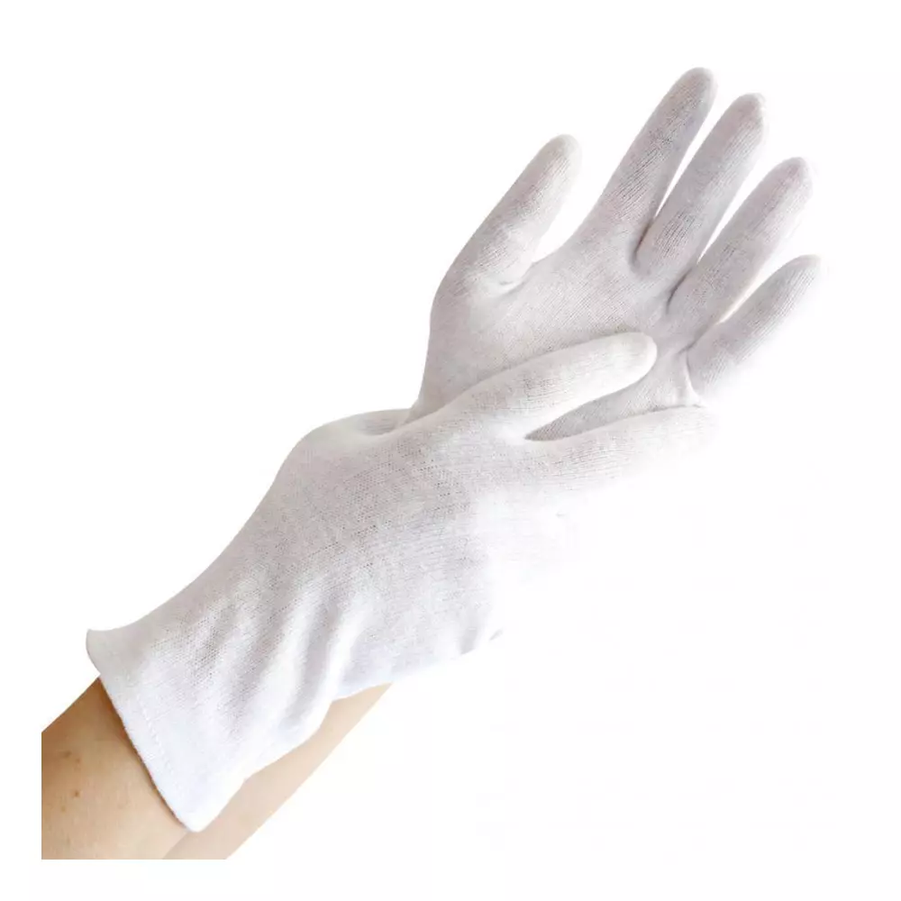 HygoNorm 2724, Blanc Light Cotton Gloves, image 1