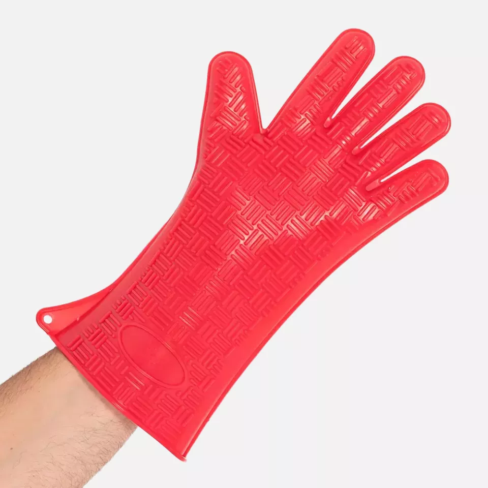 HygoStar 33216, Heatblocker Silicone Oven Gloves, 35 cm, Red, image 1, gallery thumbnail