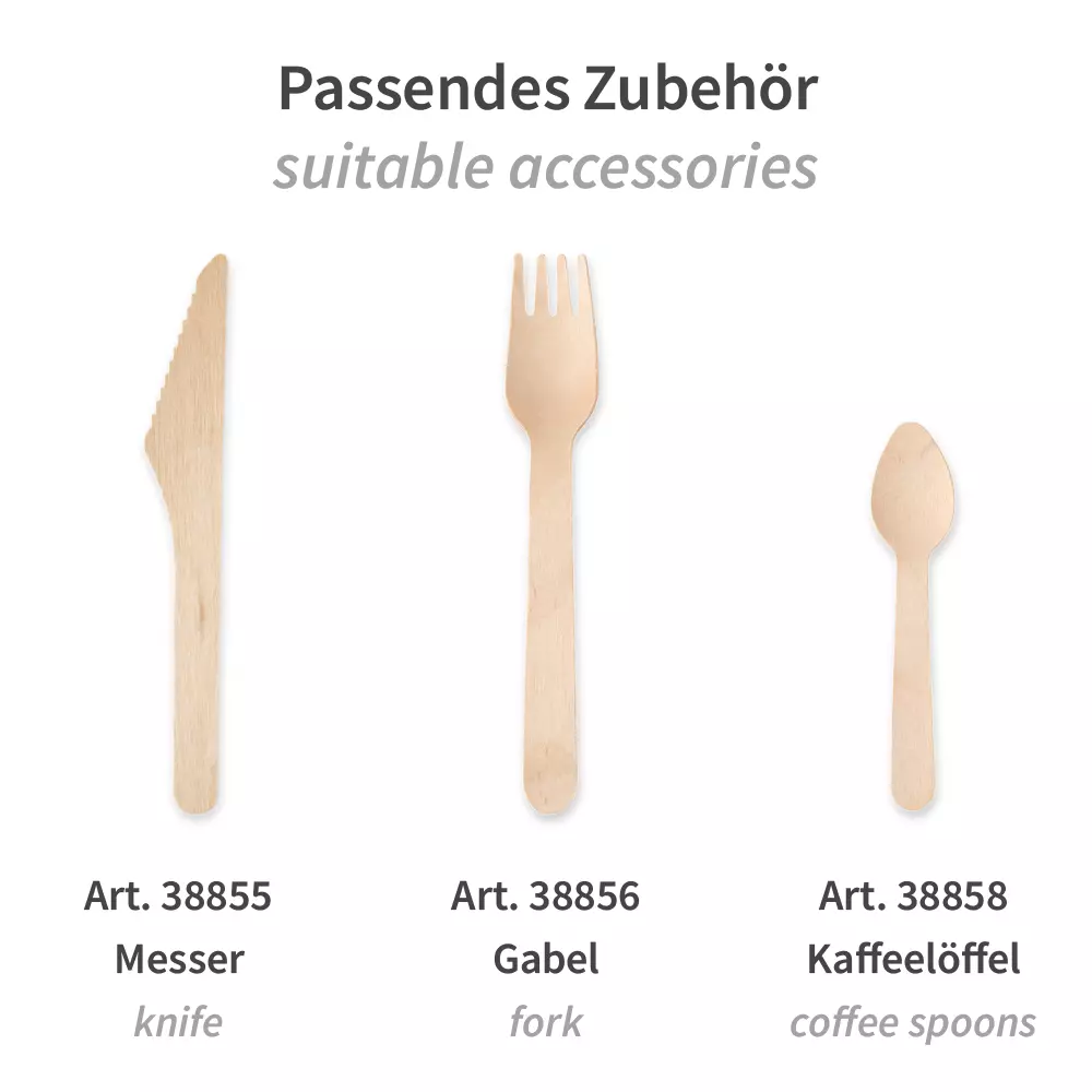 NATUREStar 38857, Organic Wood Spoons, 160 mm, Dispenser Box, image 4