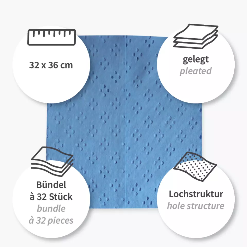 HygoClean 318150, Premium Cleaning Cloths, Viscose, image 7, gallery thumbnail