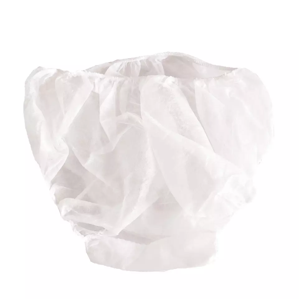 Hygostar 55340, PP Disposable Unisex Pants, White, image 1, gallery thumbnail