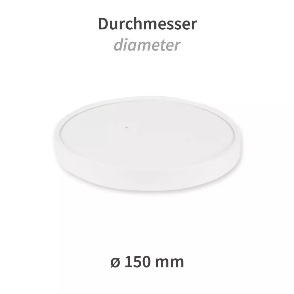 NATUREStar 418115, Paperboard Lids, Ø 150 mm, For Salad Bowls, image 2, gallery thumbnail