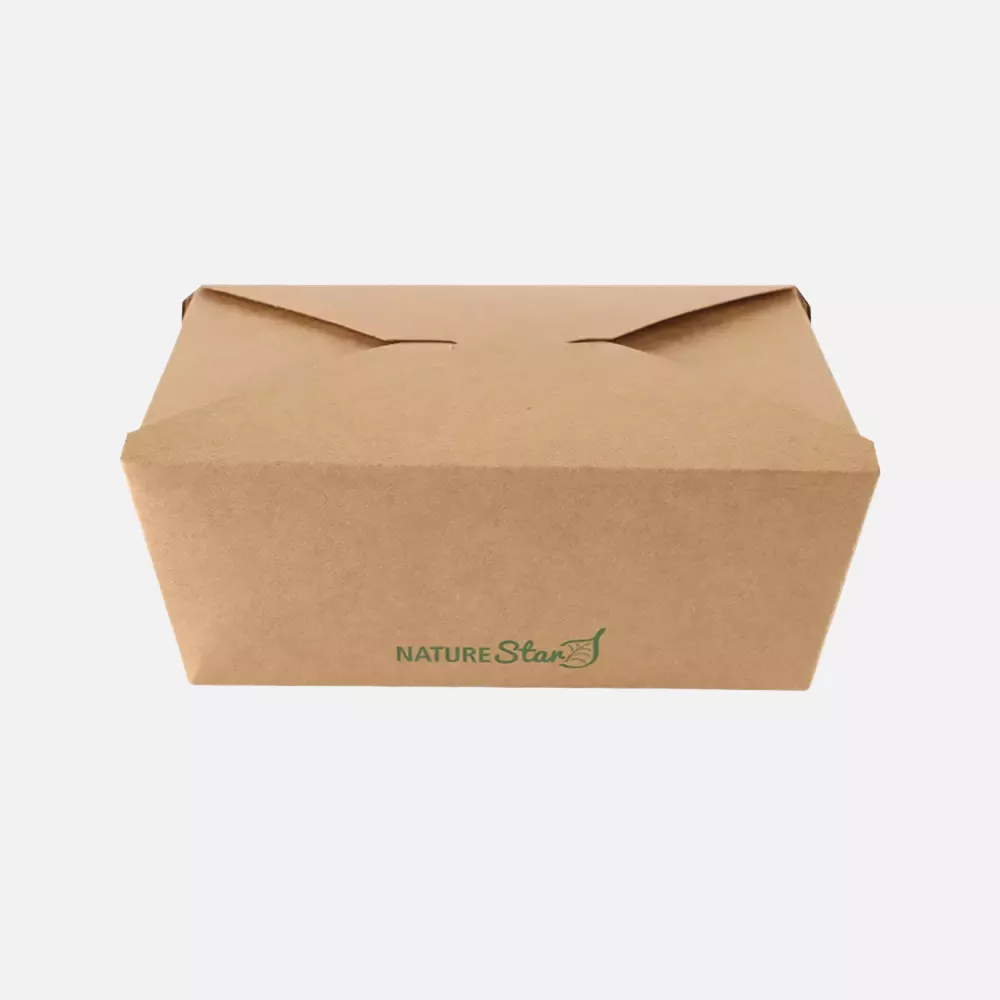 NATUREStar 416316, Menu Organic Kraft Paper/PLA Food Boxes, 162 x 132 x 64 mm, image 4