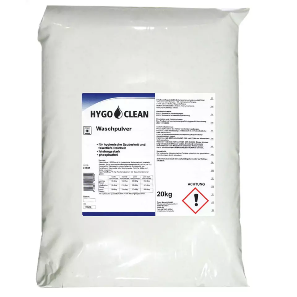 HygoClean 31601, Powder Laundry Detergent, image 1, gallery thumbnail