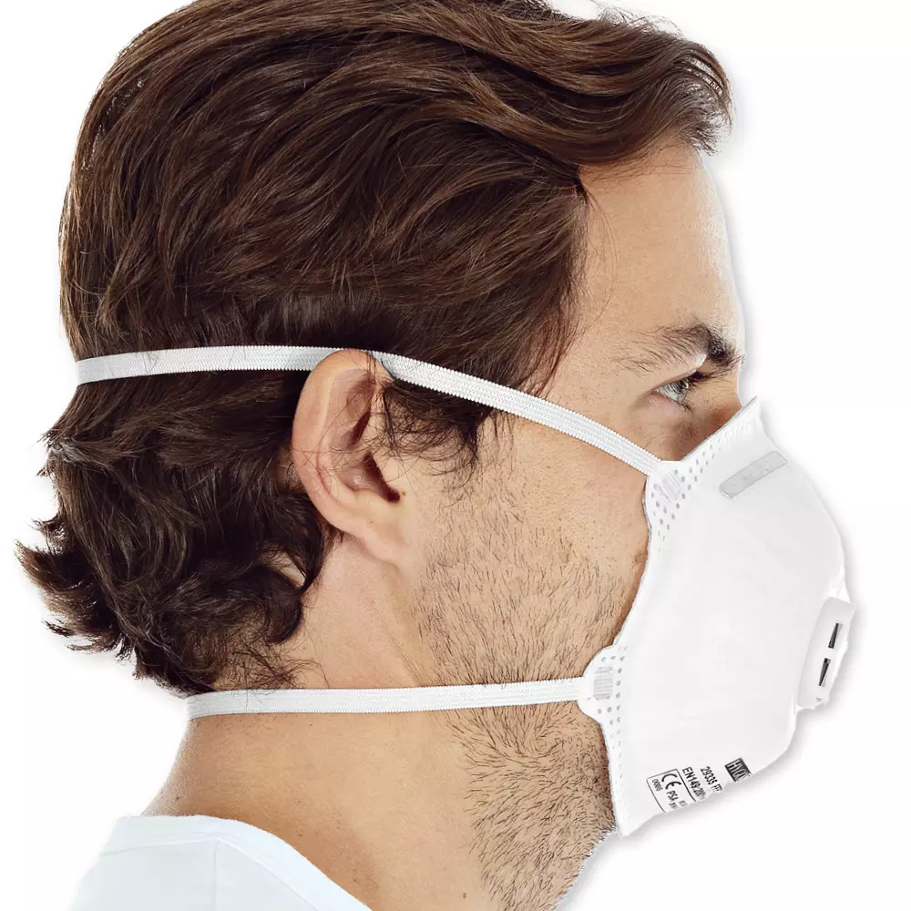 HygoStar 29335, FFP2 NR D PP Respirators, with Valve, Cup-Shaped, image 4