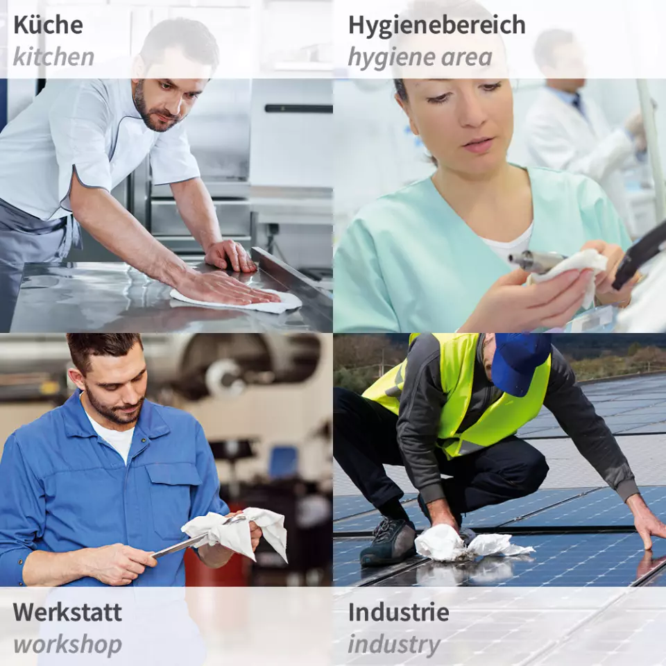 HygoClean 317690, Hygotex Light Cleaning Cloths, Viscose, Roll, image 6, gallery thumbnail