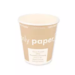 NATUREStar 403103, Organic Paperboard Coffee Cups, 250 ml / 10 oz, ø 90 mm
