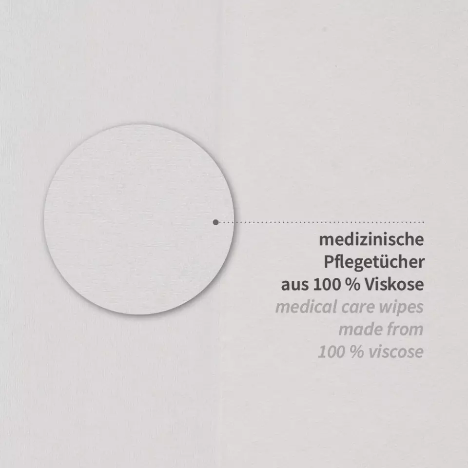Hygostar 53620, Care Premium Pleated Viscose Wipes, 29 x 38 cm, White, image 3, gallery thumbnail