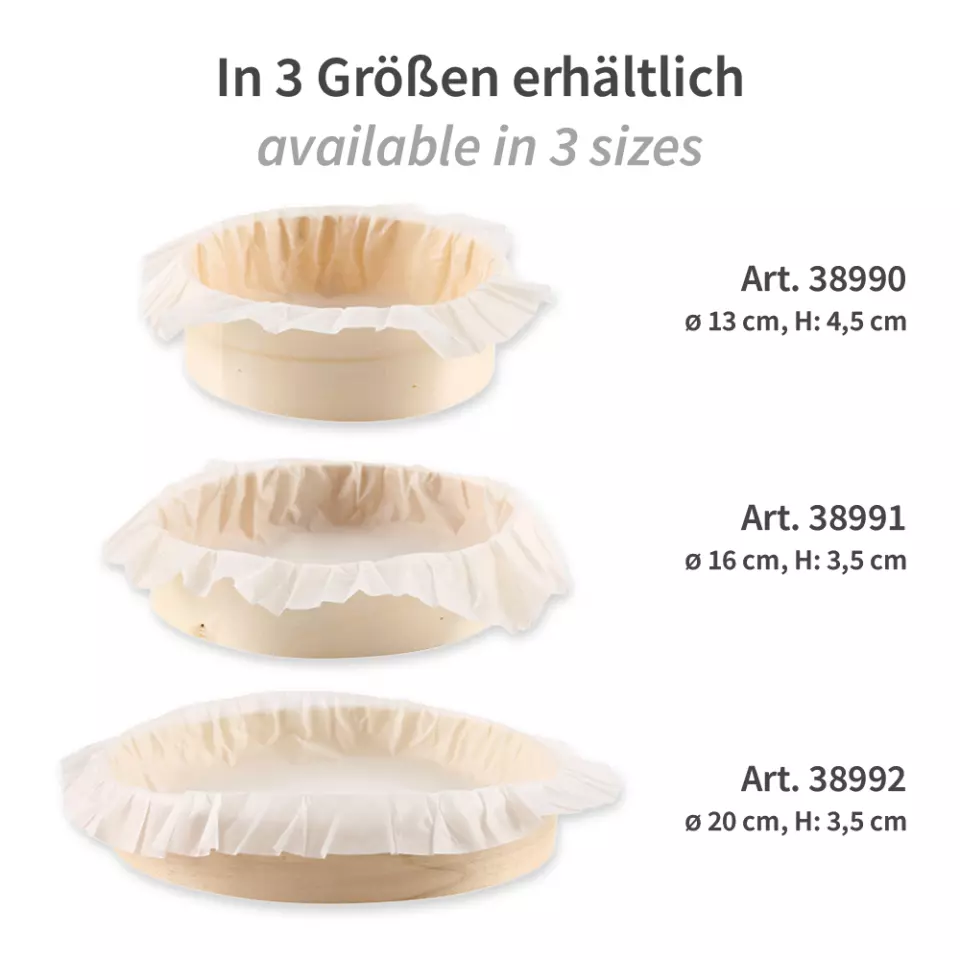 Franz Mensch 38991, Wooden Ring Baking Tins with Silicone Inlay, 160/35 mm, image 4, gallery thumbnail