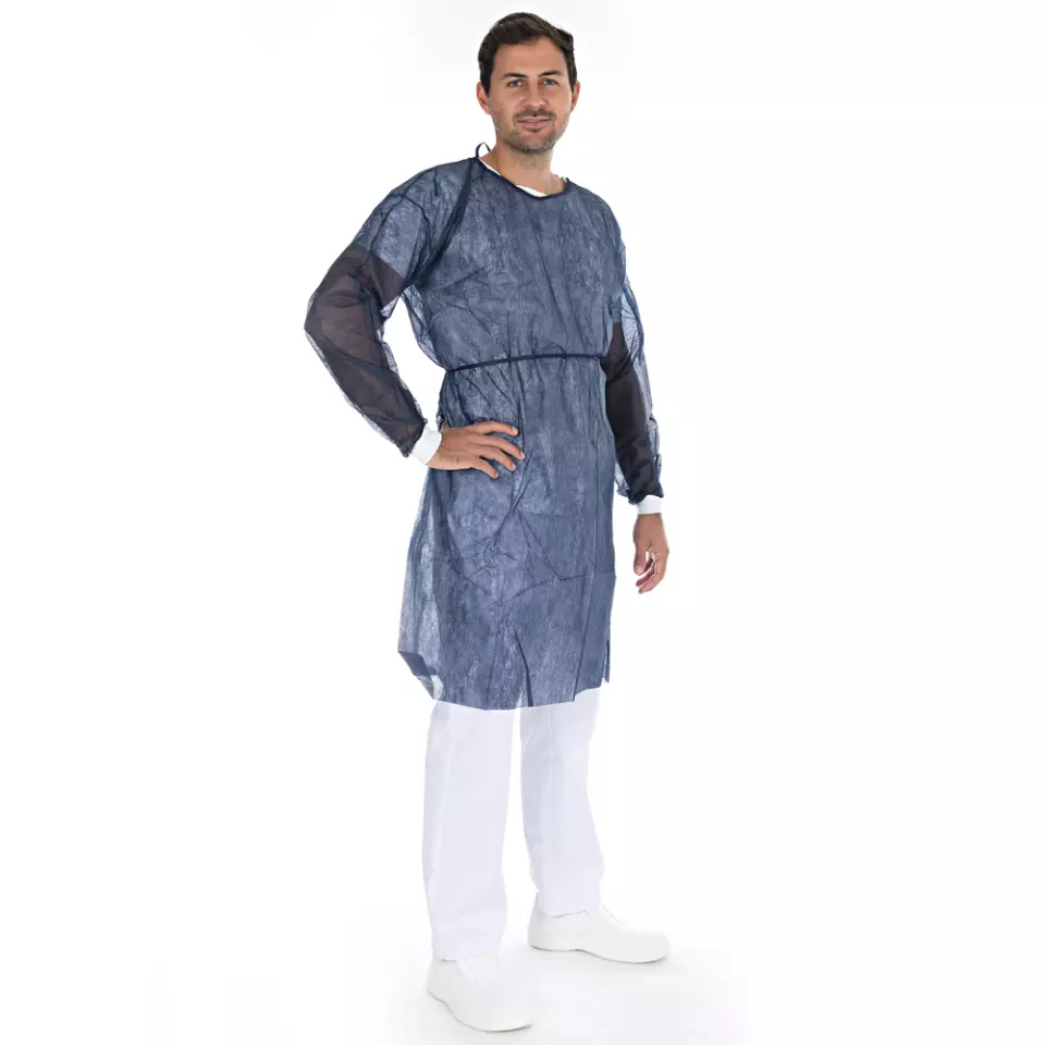 HygoNorm 277166, Eco PP Gowns with Knitted Cuffs, image 2, gallery thumbnail
