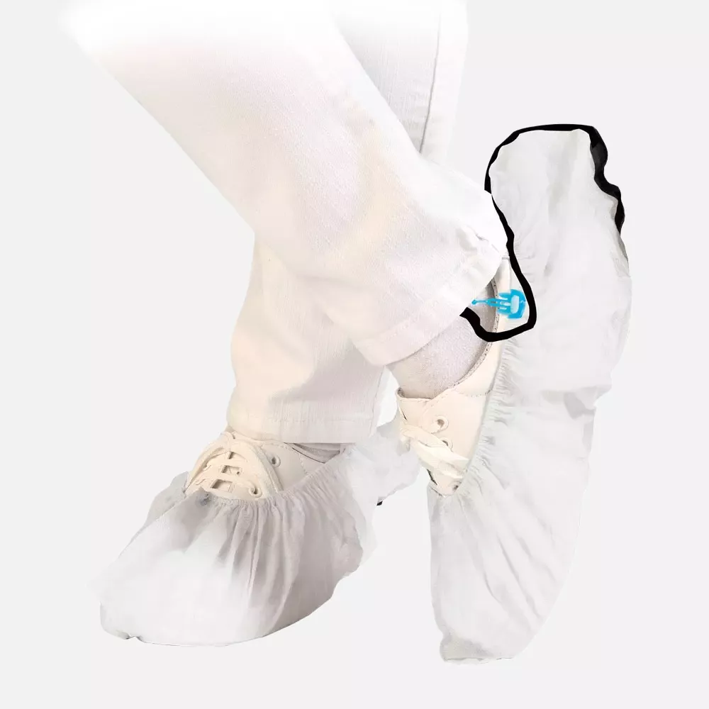 HygoStar 28502H, Hygomat Antistatic PP/CPE Overshoes, White, image 1