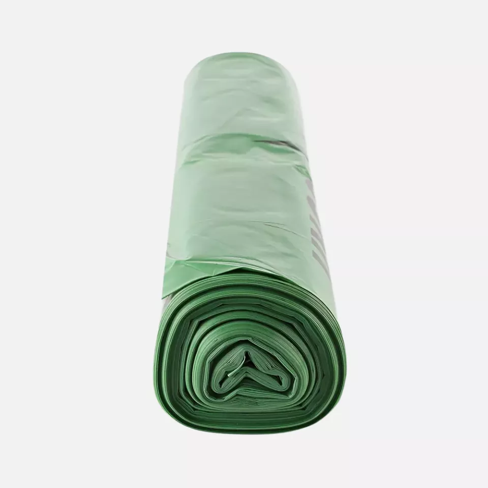 HygoClean 32557, Light LDPE Waste Bags, 120 l, Green, Roll, image 4, gallery thumbnail