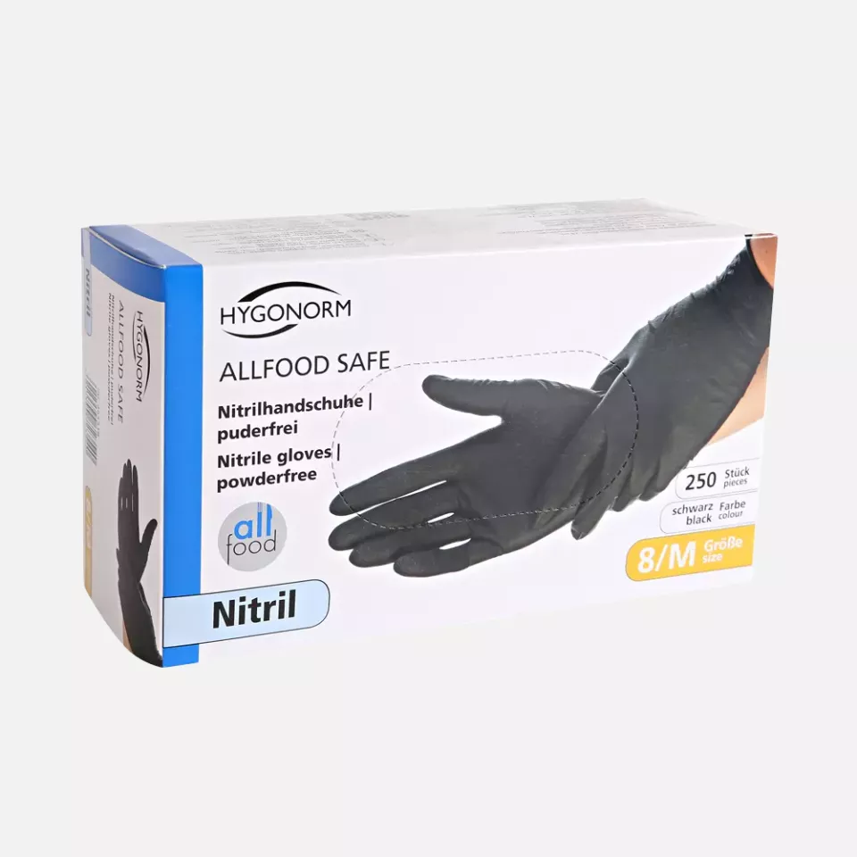HygoNorm 261018, Nitrile Gloves, Allfood Safe, Powder-Free, image 2, gallery thumbnail