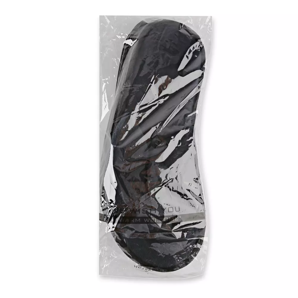 Hygostar 55581, Deluxe Velour Slippers, Black, image 3
