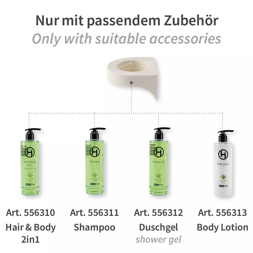 HygoStar 556306, Pumpspender-Halterung, Kunststoff, image 5