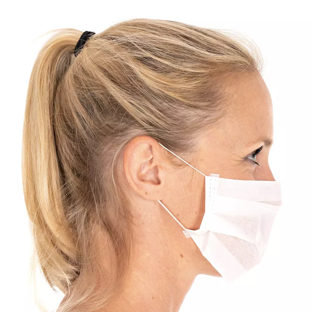 HygoNorm 29109, Civil Use Paper Face Masks, 1-ply, White, image 4