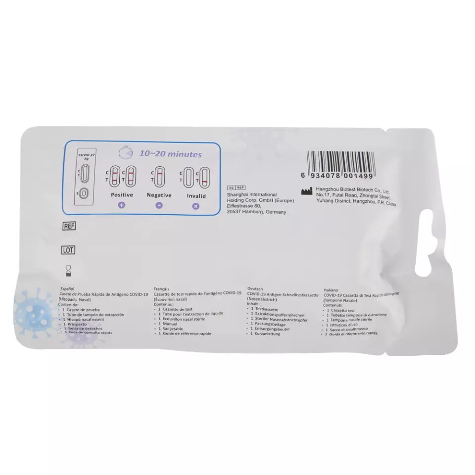 Franz Mensch 3150422, RightSign Antigen Rapid Test Cassette, small package, image 4, gallery thumbnail